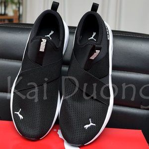 PUMA Ladies' Chroma Slip-On Shoe black
